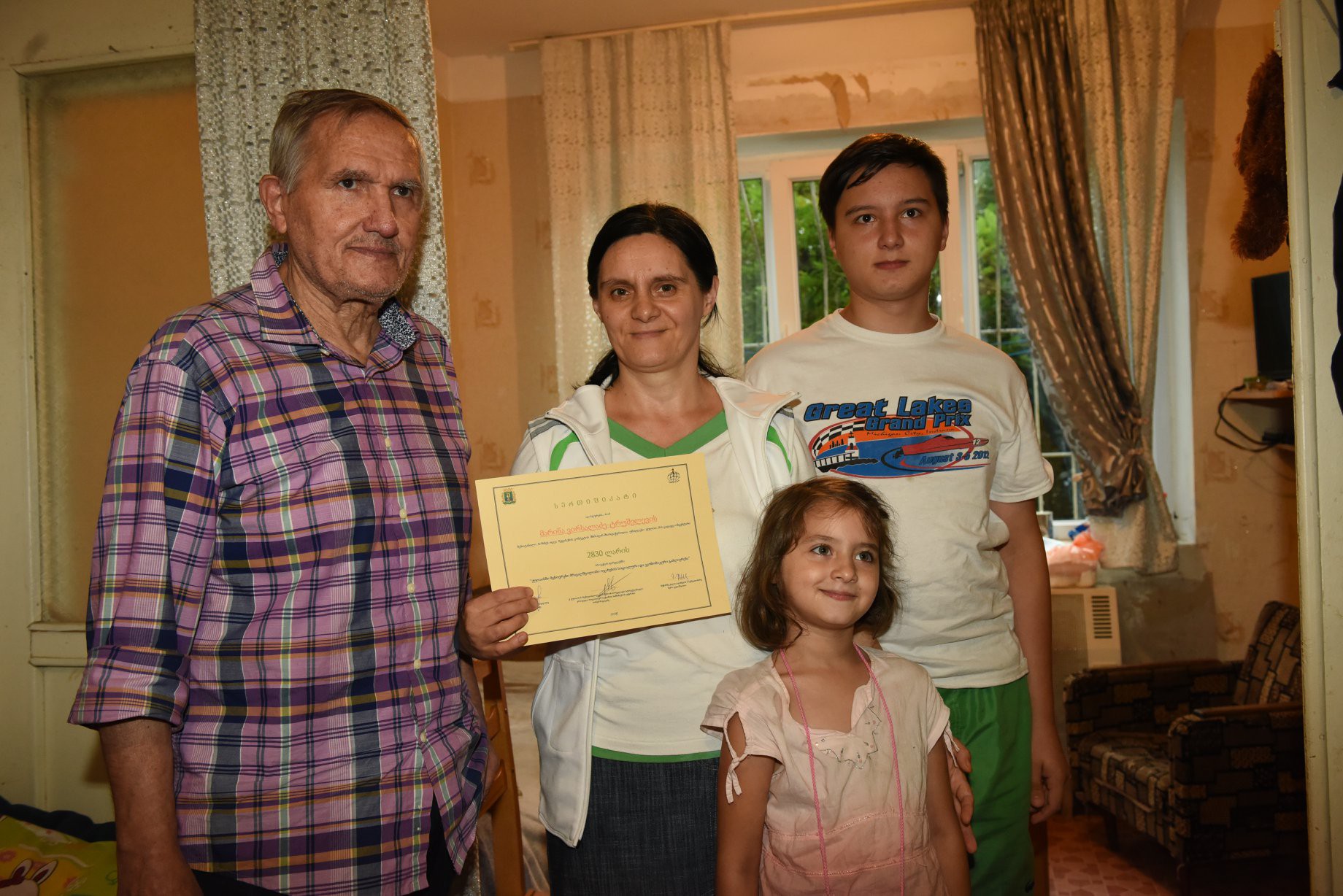 Kutaisi City Hall has implemented a project for economic strengthening and support of large families