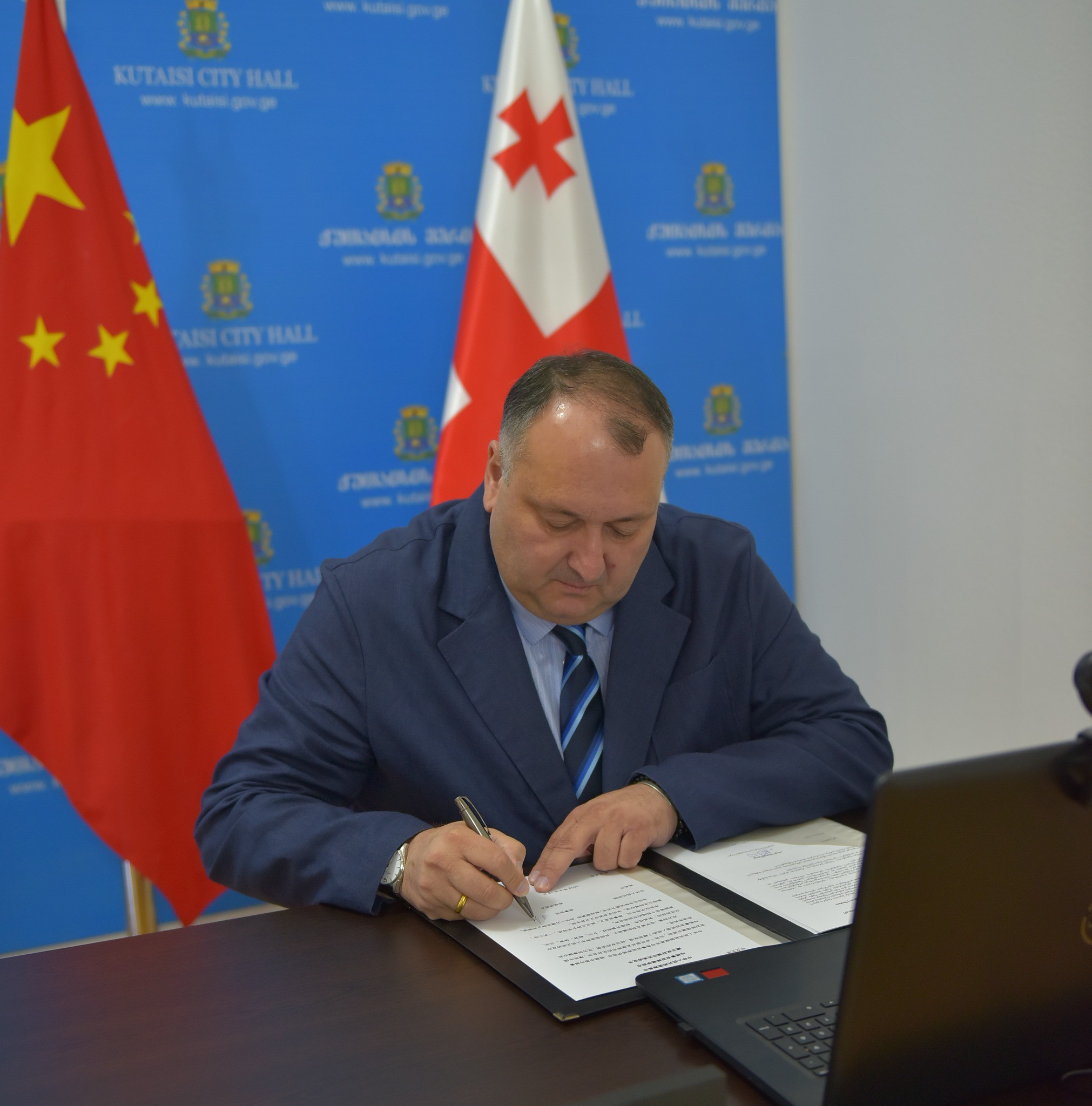 A friendship agreement was signed between Kutaisi and the city of Nanchang (People's Republic of China)