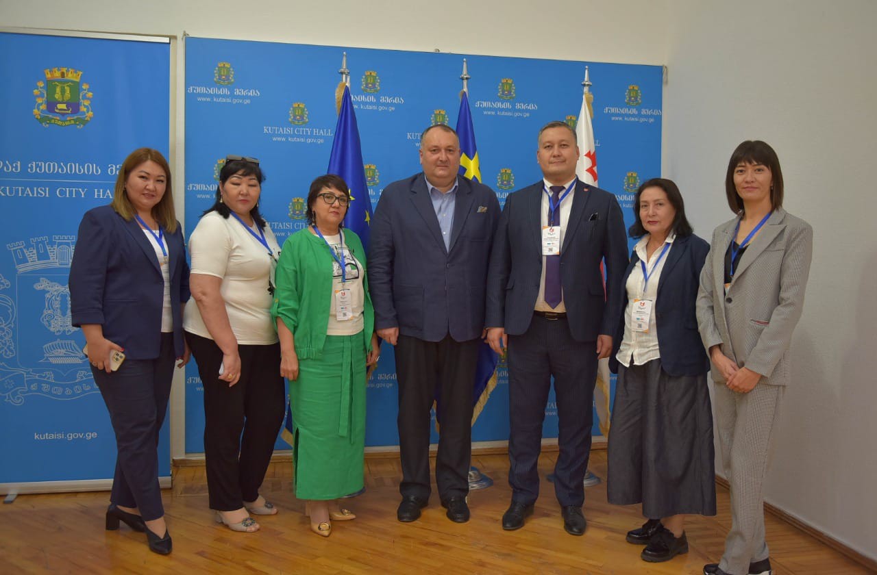 ქუთაისში ყაზახეთის ქალაქ შიმკენტის დელეგაცია იმყოფებოდა