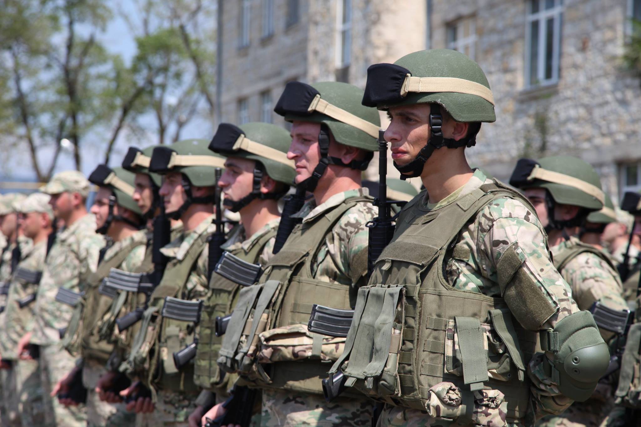 Today the anniversary of the 3-rd deployed troops was held in Kutaisi