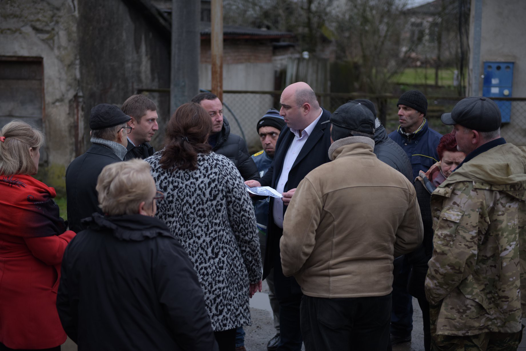 The Mayor of Kutaisi met with locals in Rionhes settlement