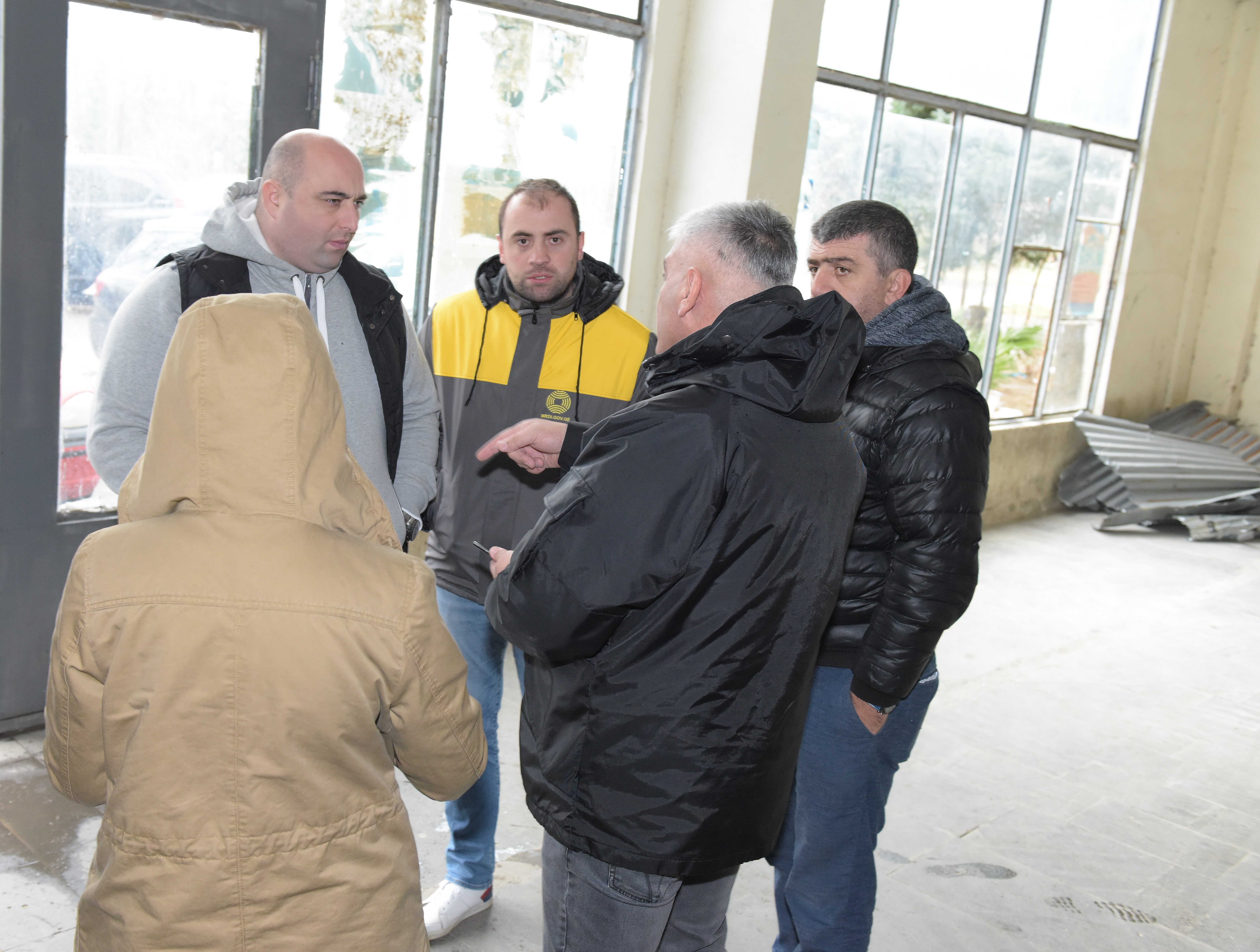 The mayor of Kutaisi visited the population affected by the disaster