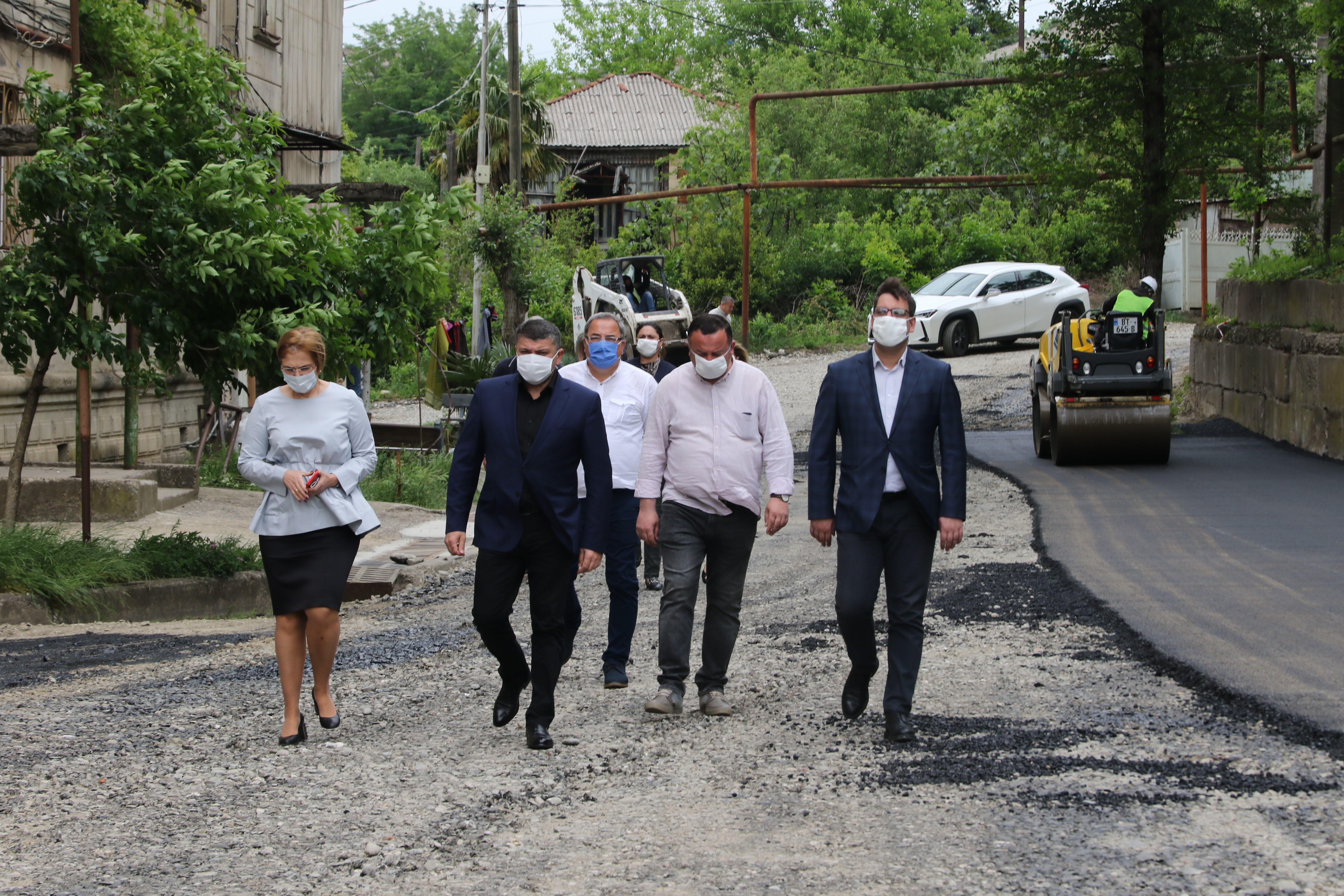 ქუთაისში გზის სარეაბილიტაციო სამუშაოები განახლდა მახვილაძის ქუჩაზე