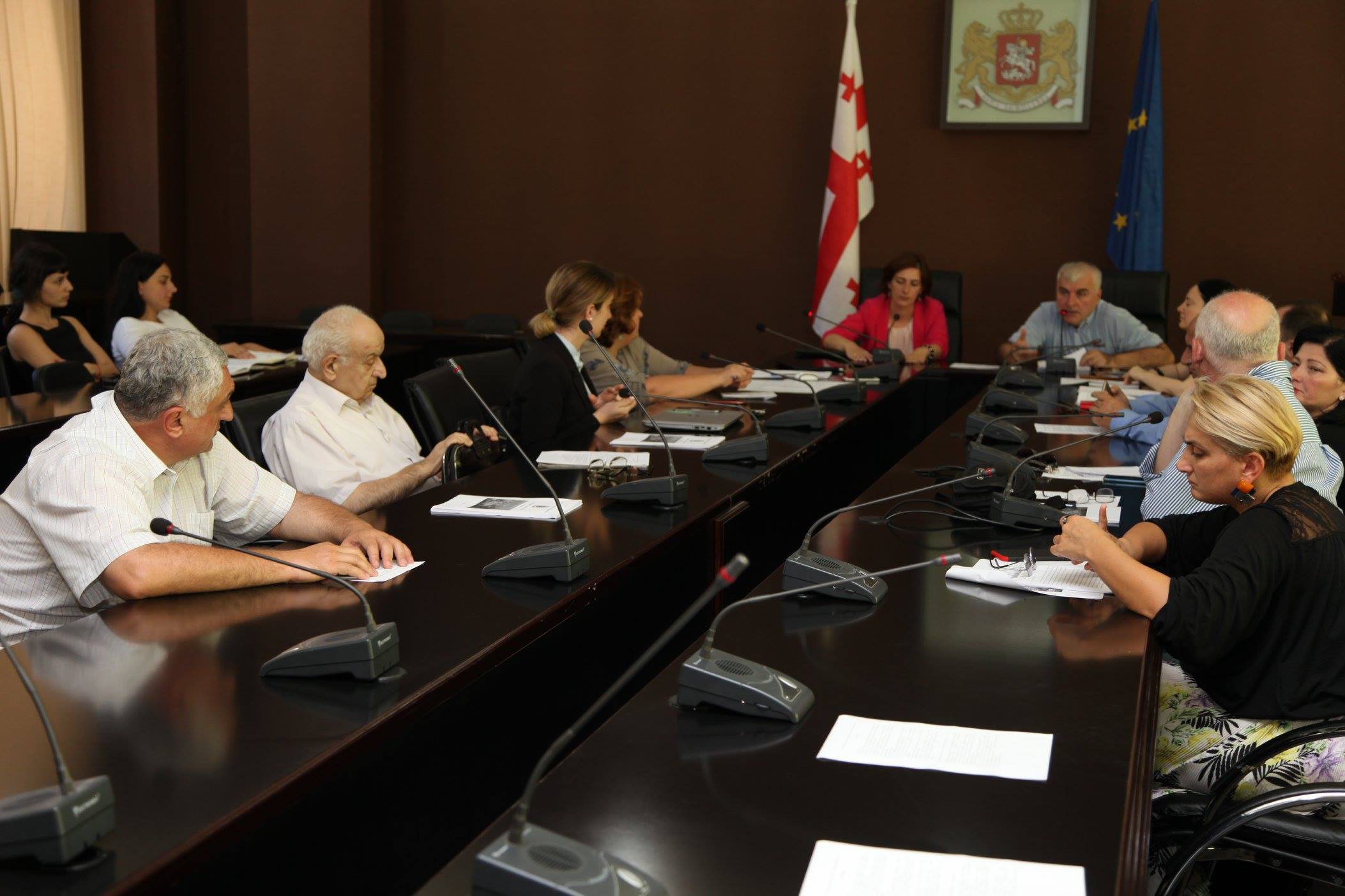 A meeting of the Advisory Board was held at Kutaisi City Hall