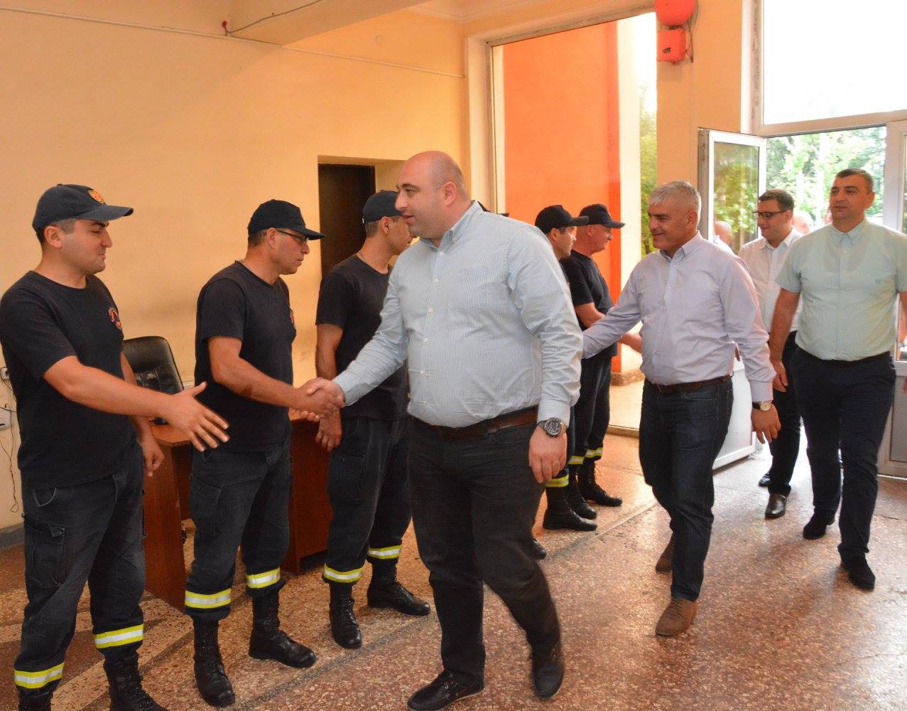 Mayor of Kutaisi congratulated the firefighters on their professional day