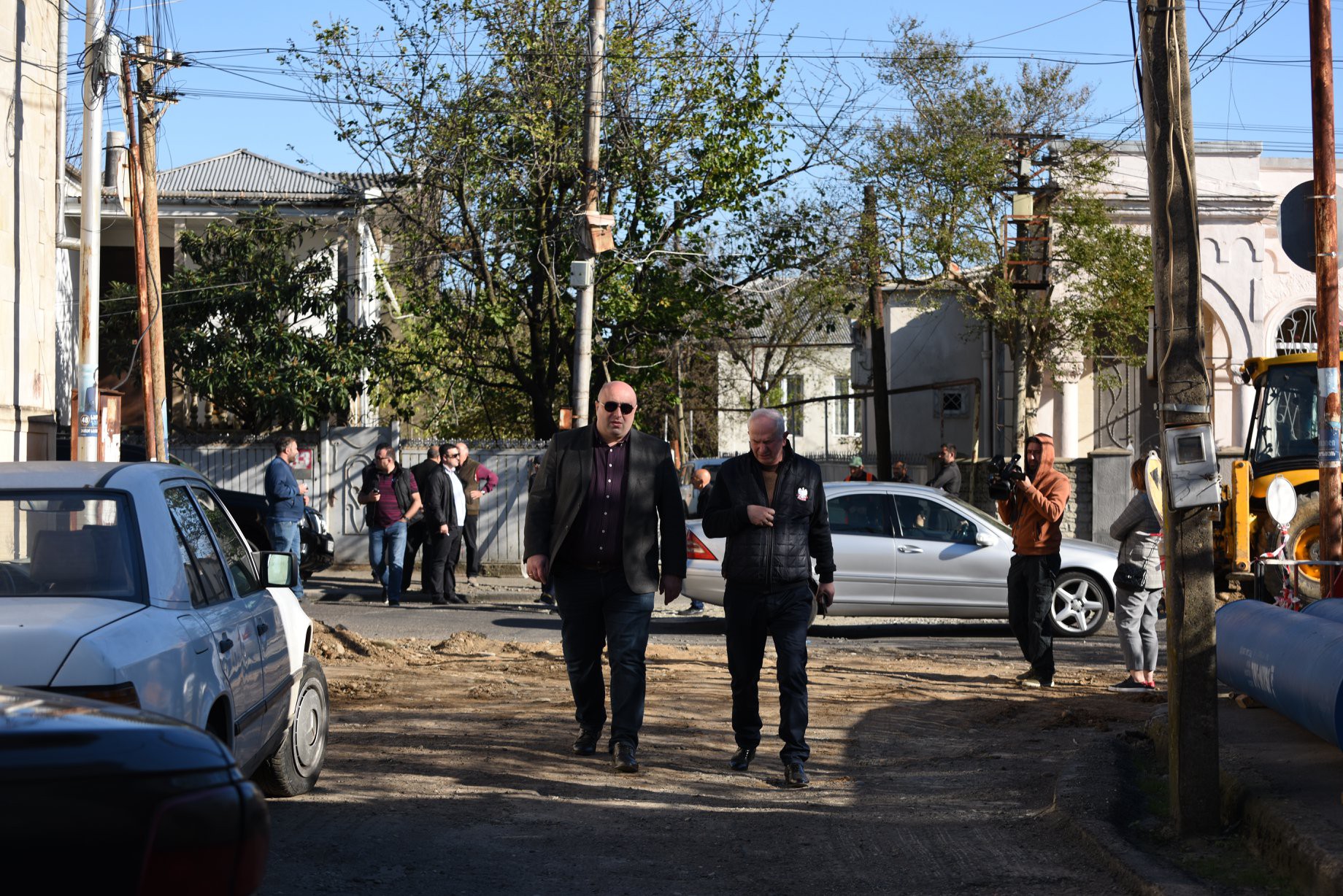 Baratashvili and Dumbadze streets are being rehabilitated in Kutaisi