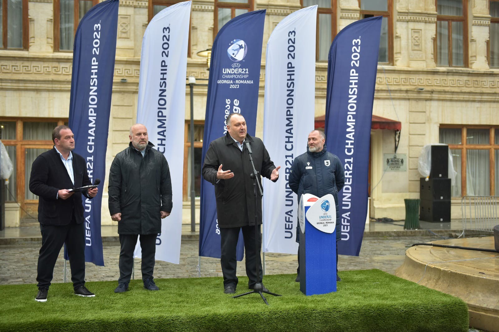 ქუთაისში ევროპის ჩემპიონატის უკუთვლის საათი ჩაირთო.