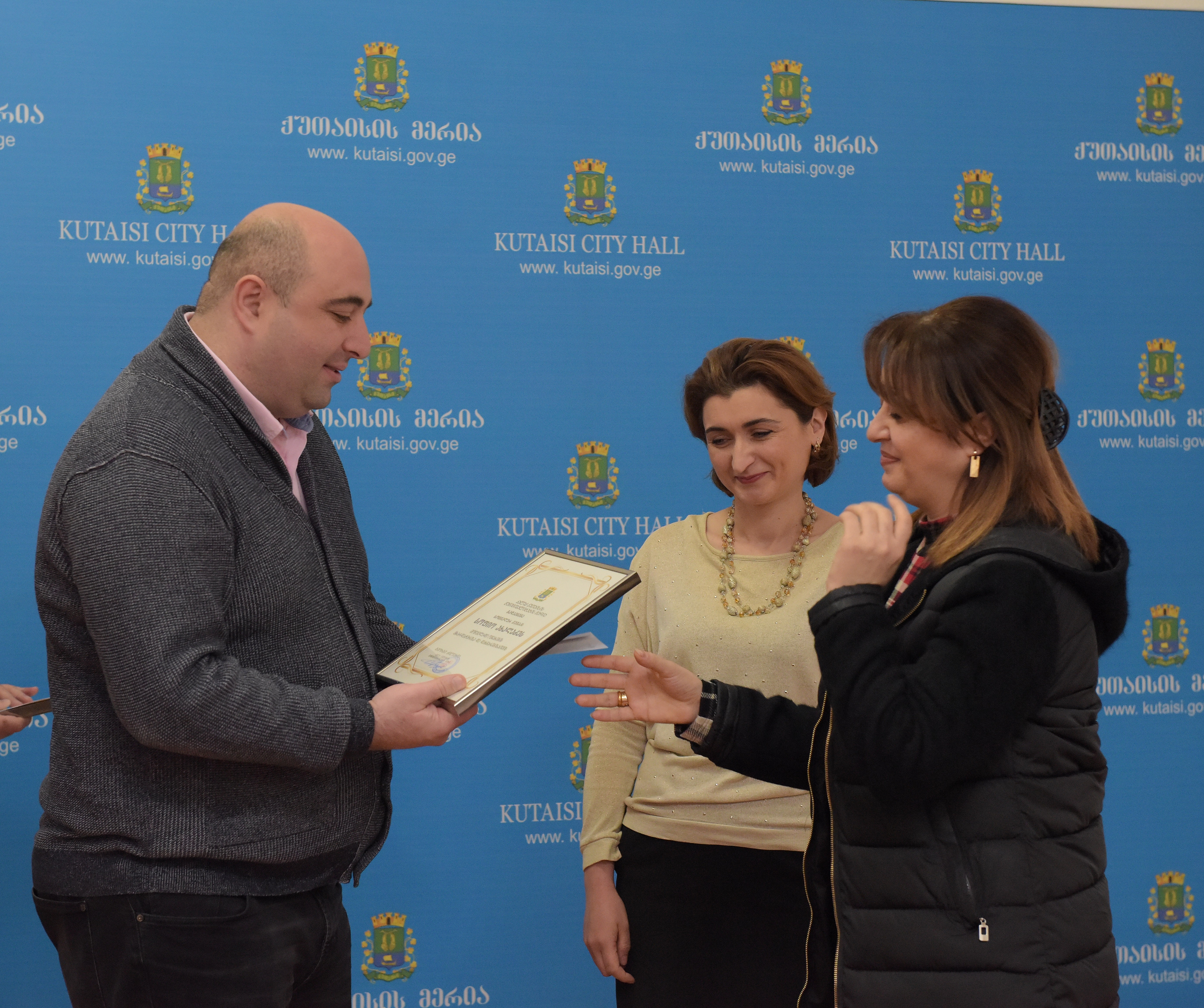 Kutaisi City Hall received social workers