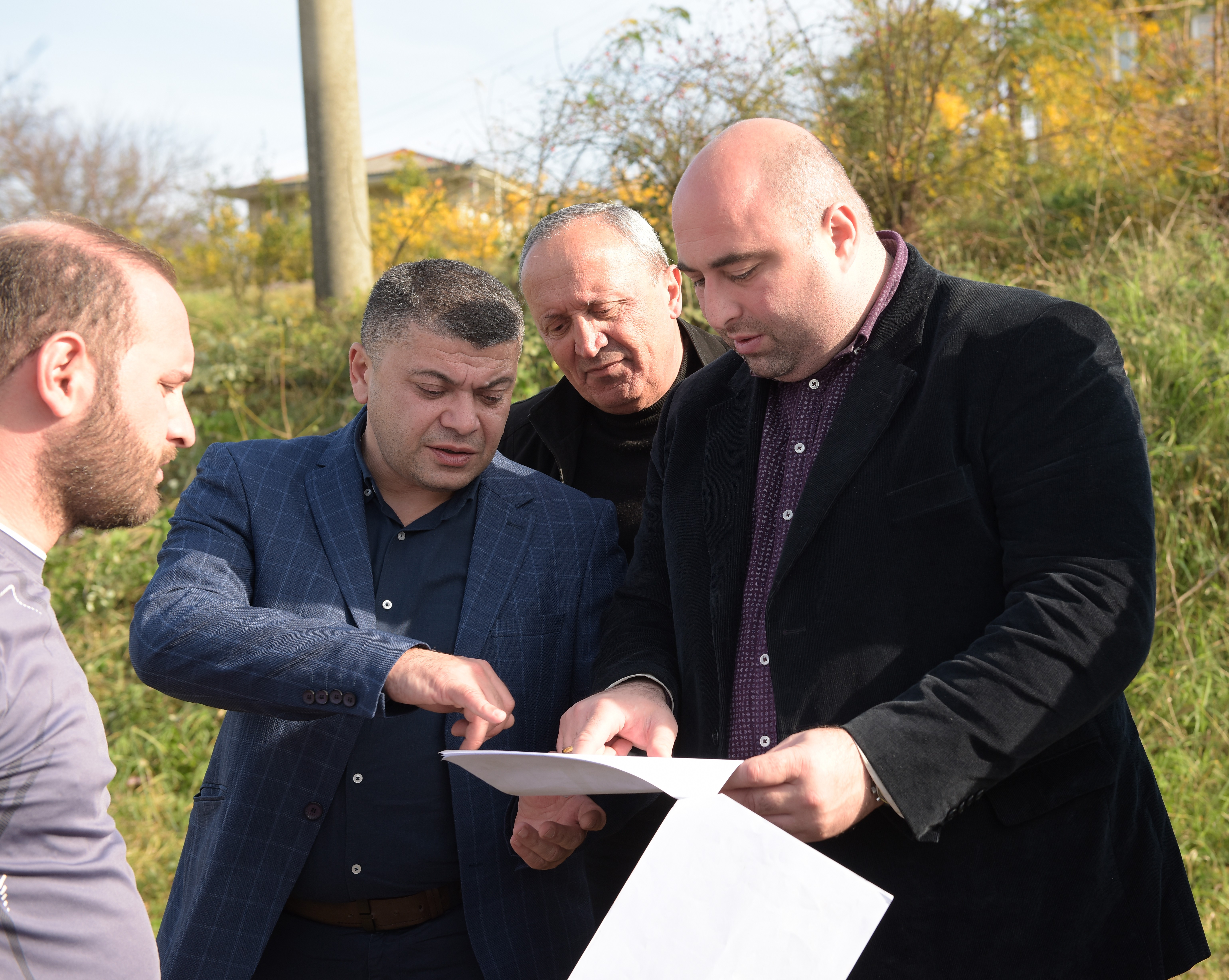 Arrangement of a simple type of sports field on Tsereteli Street is underway in Kutaisi