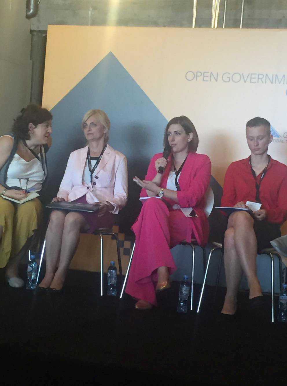 The Deputy Mayor of Kutaisi  Nino Tvaltvadze Participates in Open Government Partnership Summit