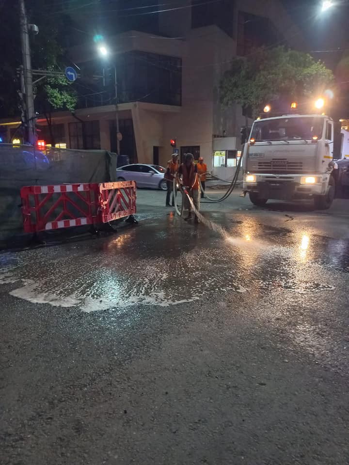 უთაისში, ფალიაშვილის ქუჩის რეაბილიტაციის ძირითადი სამუშაოები დასრულდა