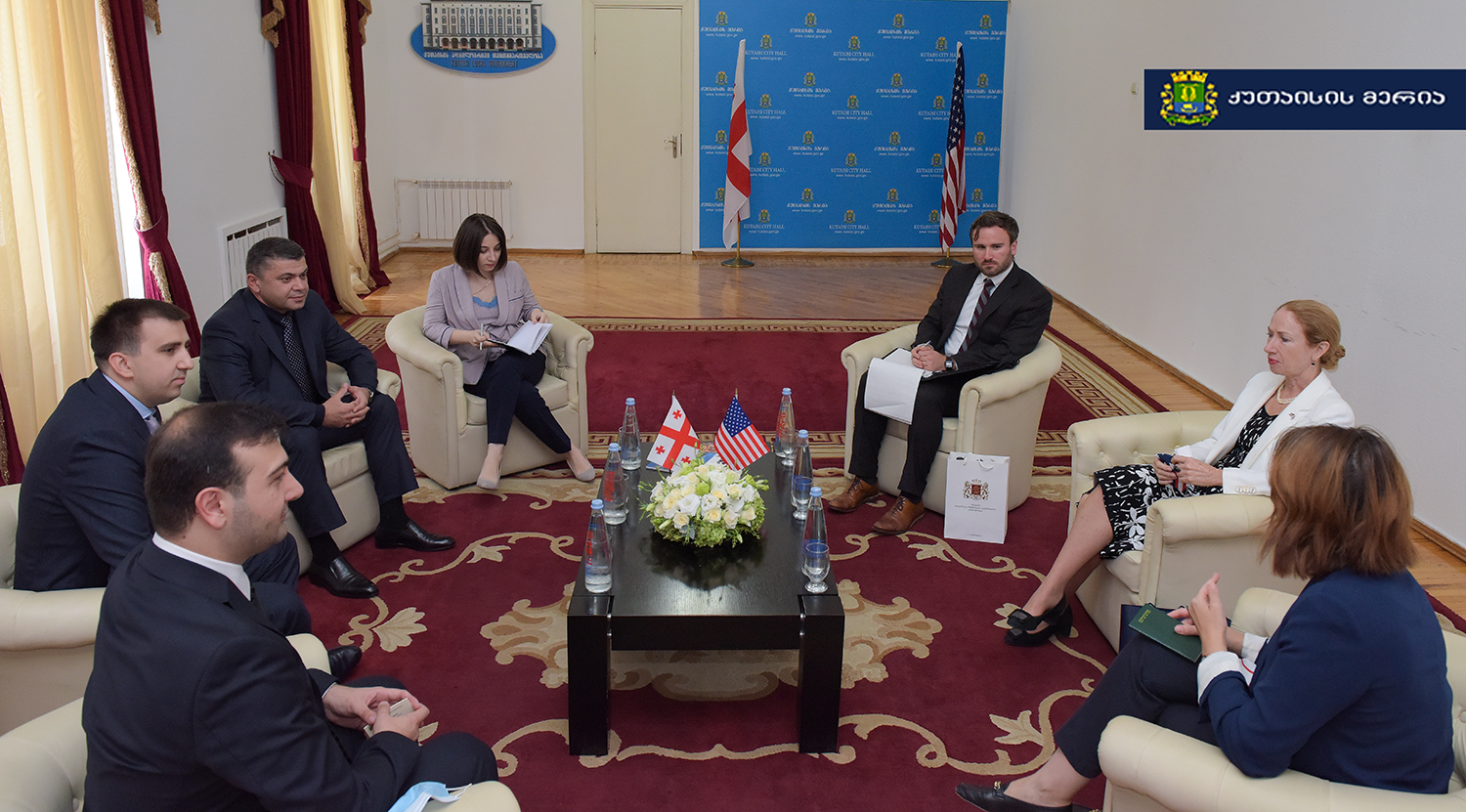 Visit of the Ambassador of the USA to Georgia in Kutaisi