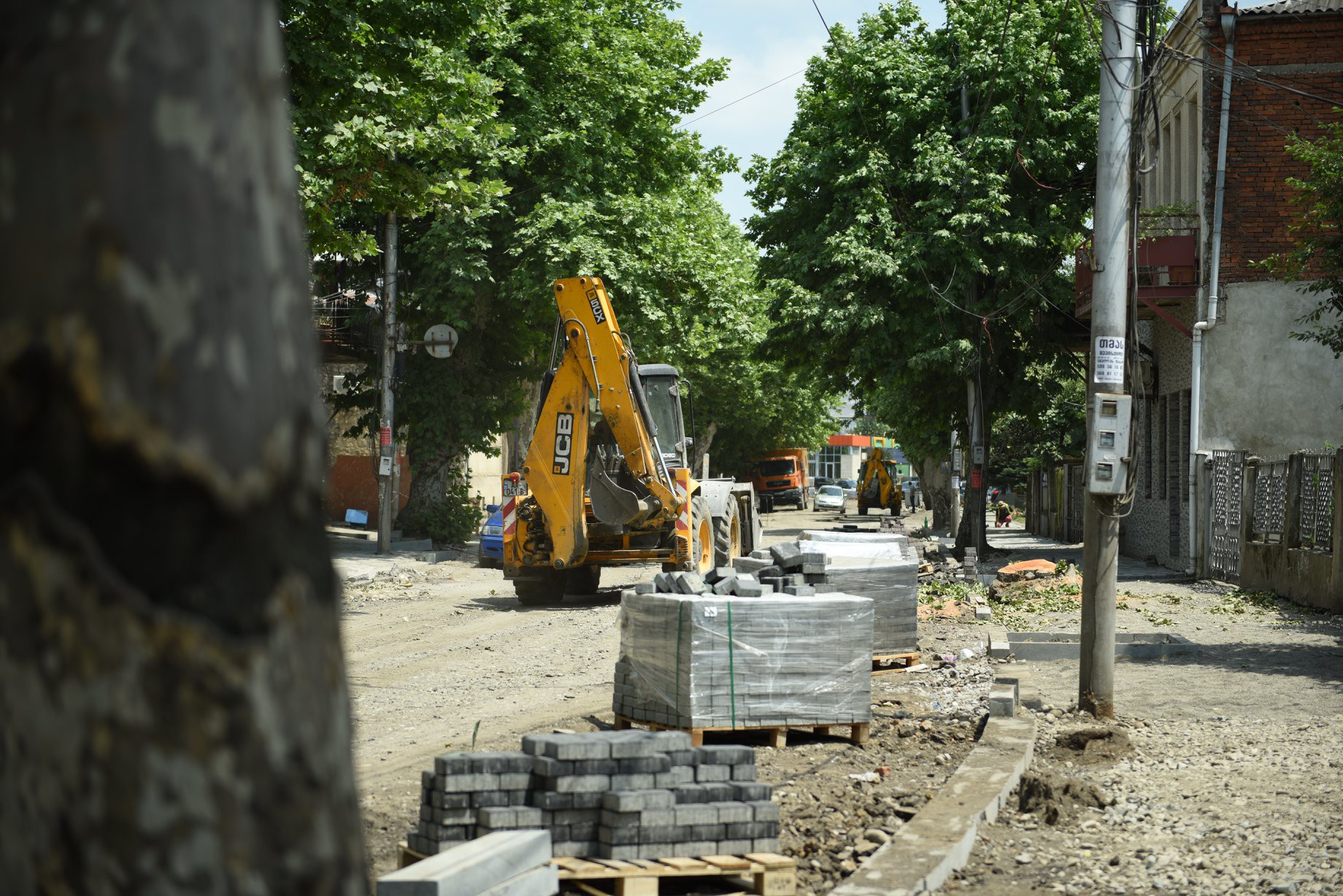 Rehabilitation works on Rustaveli Street will be completed by the end of summer