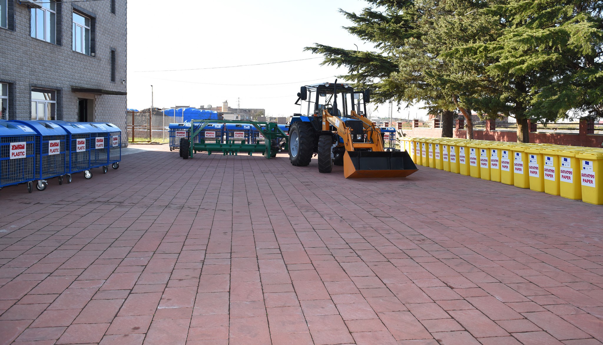 The foundation was laid for the construction of a waste composting site in Kutaisi