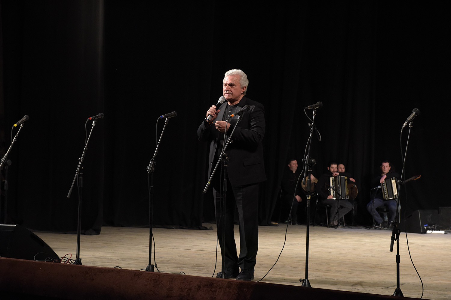 Creative evening of writer Guram Odisharia was held at Balanchivadze Opera and Ballet Theater