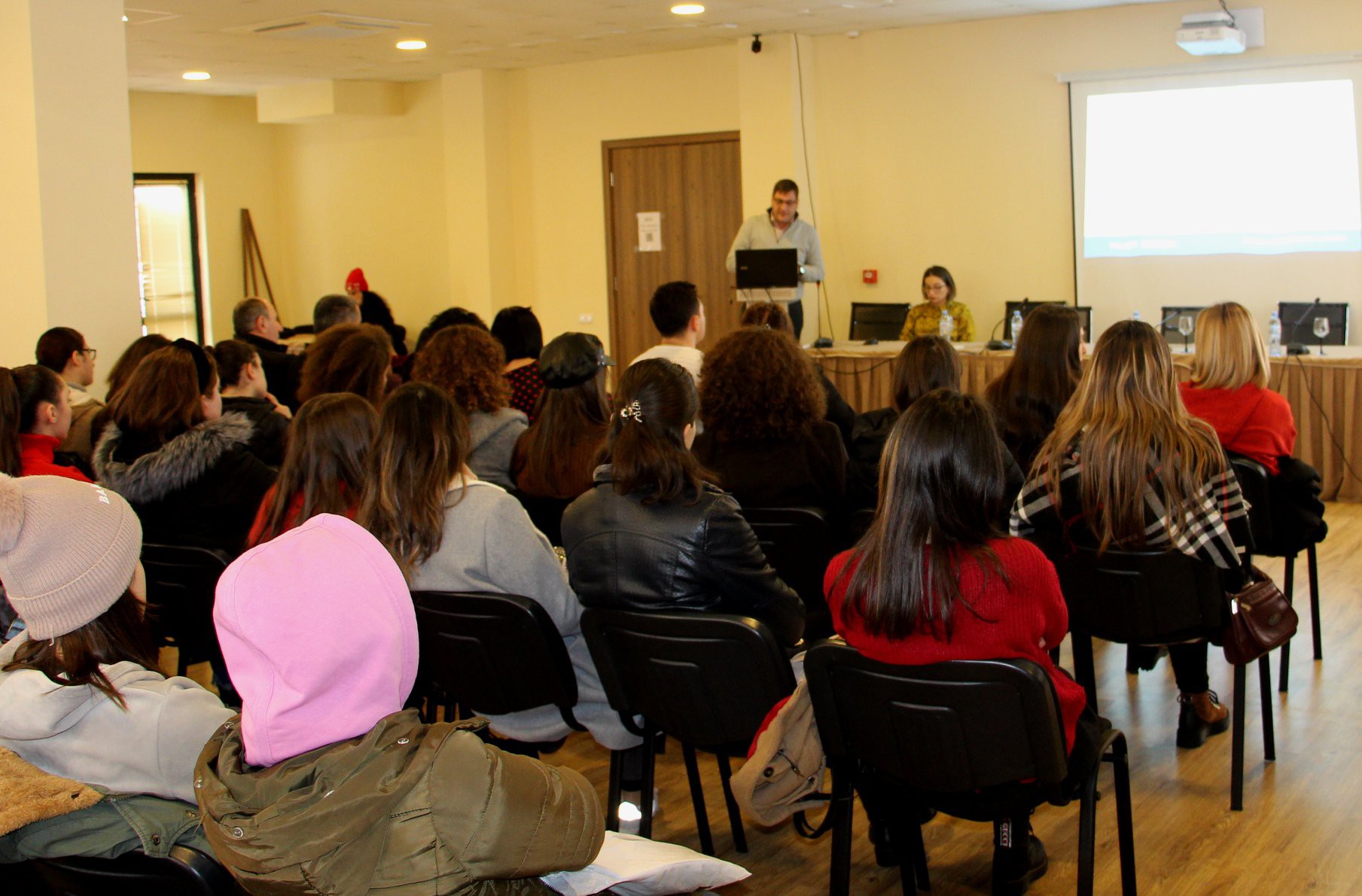 Irakli Shengelia delivered a public lecture to the students of Akaki Tsereteli State University