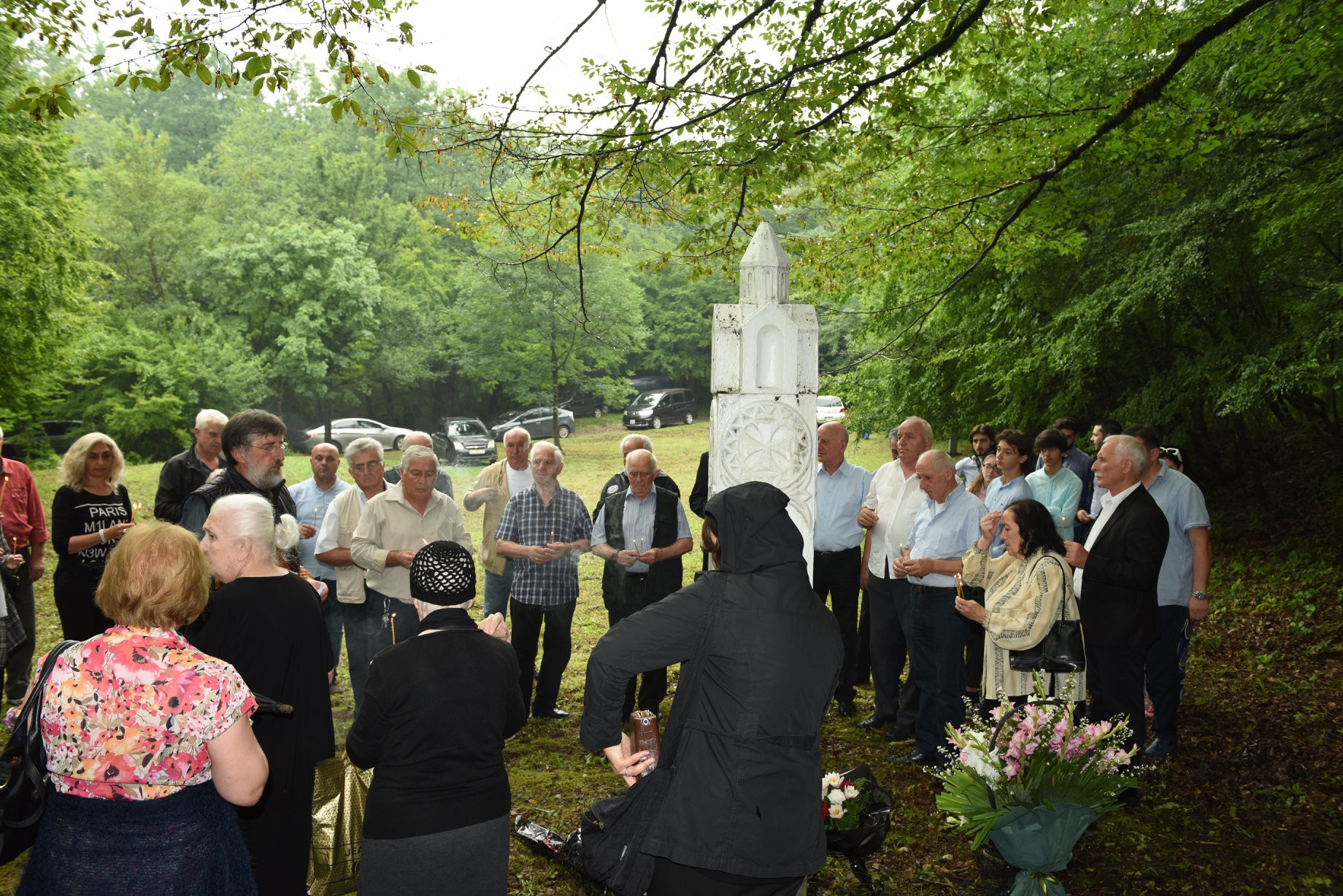 A memorial to the victims of political repression was laid in Kutaisi