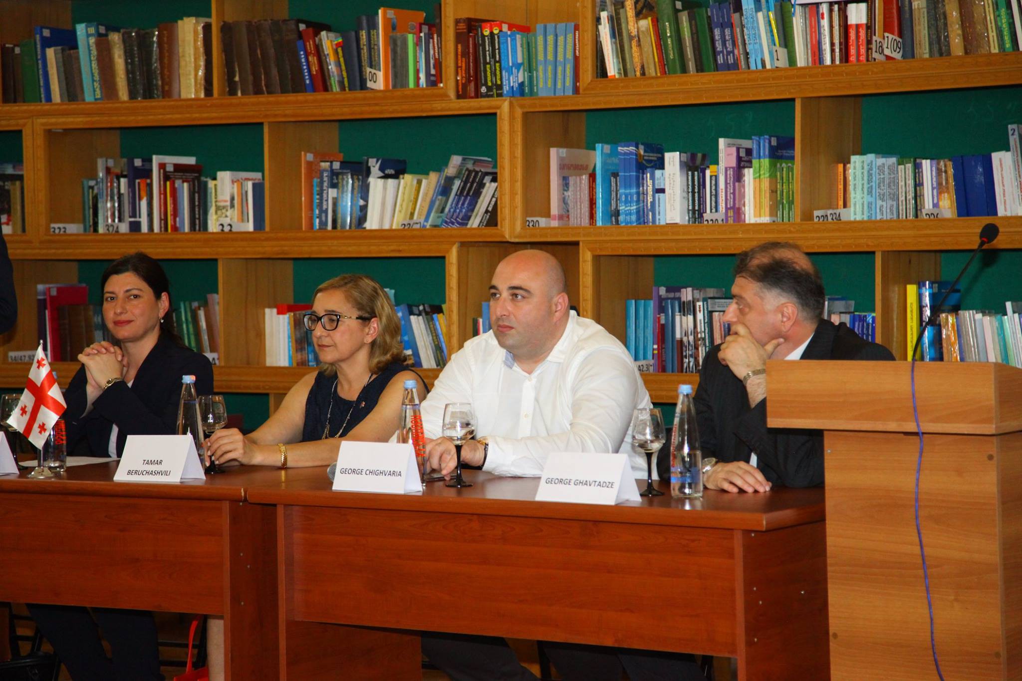 Today Georgia-UK Parliamentary Friendship Group Meeting was held at Reading Hall of Akaki Tsereteli State University