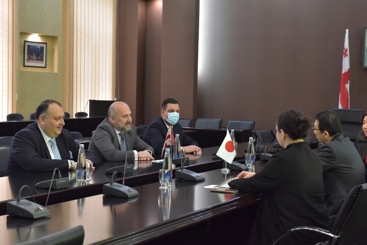 Ambassador Extraordinary and Plenipotentiary of Japan to Georgia Imamura Akira having an official visit to Kutaisi