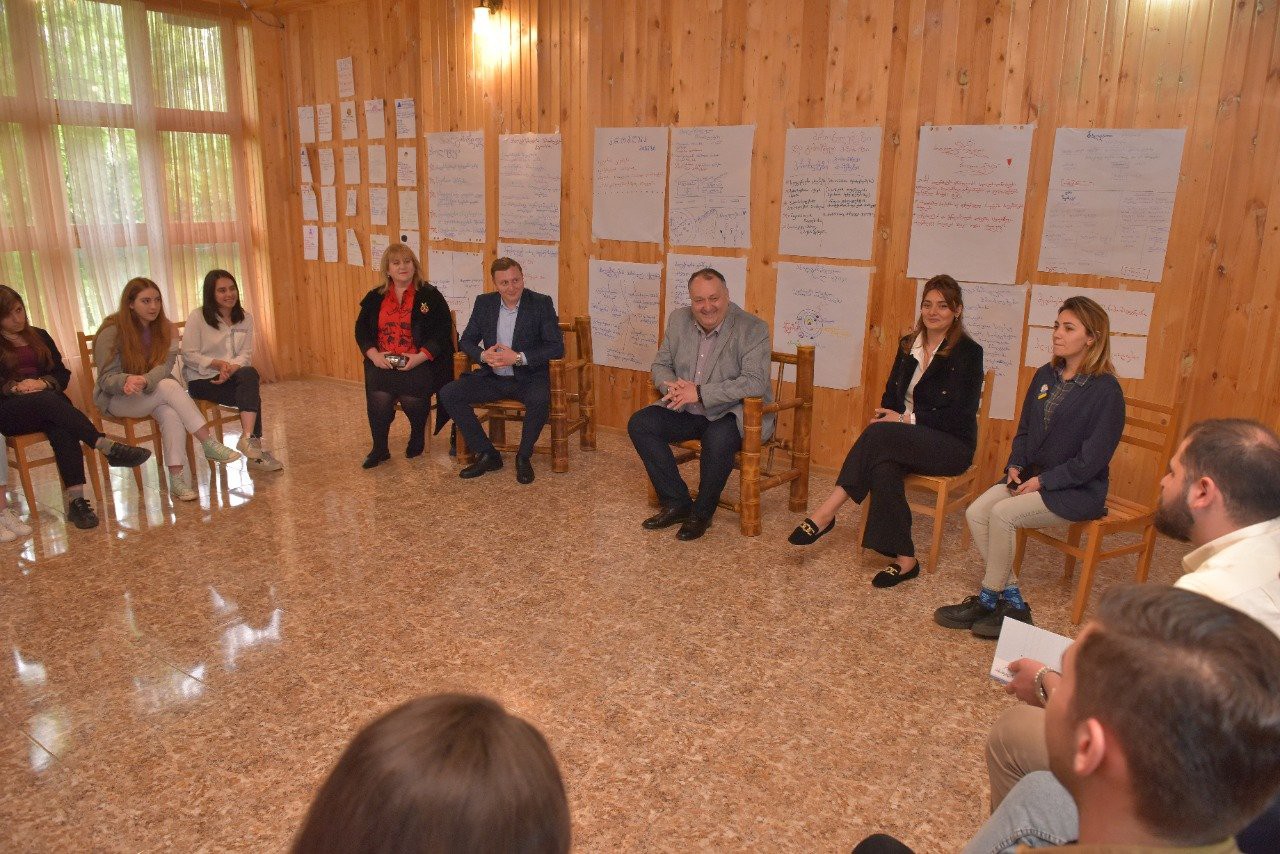 Under the Youth Initiatives Program, a camp was organized within the framework of the project "Youth Advisory Council" with the financial support of Kutaisi City Municipality